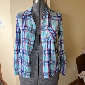 SO “the 𝅺PERFECT Flannel” flannel lightweight Relaxed Fit large